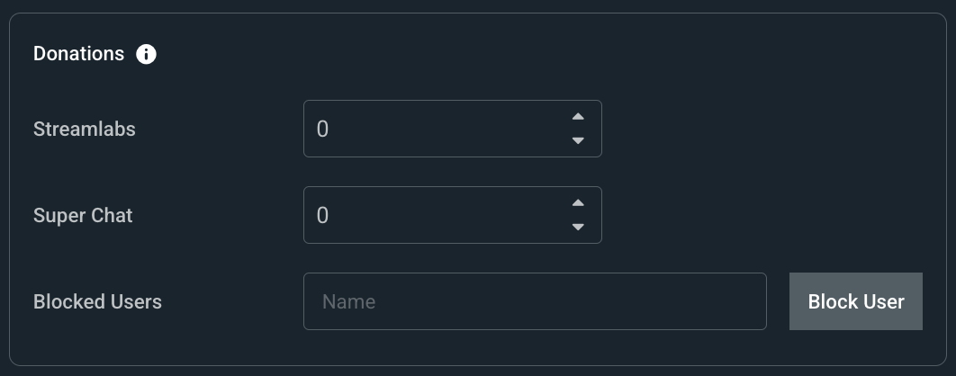 Donation settings for loyalty points for Cloudbot